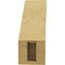 Ekena Millwork 3-inch W x 8-inch D x 8-inch H Legacy Rough Cedar Woodgrain TimberThane Knee Brace, Primed BRCUR03X08X08LECRCPR - alternate 5
